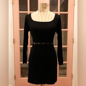 Black long sleeve dress